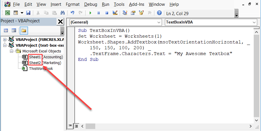 Find the location of a worksheet in VBA