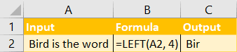 How to use the LEFT function in Excel VBA