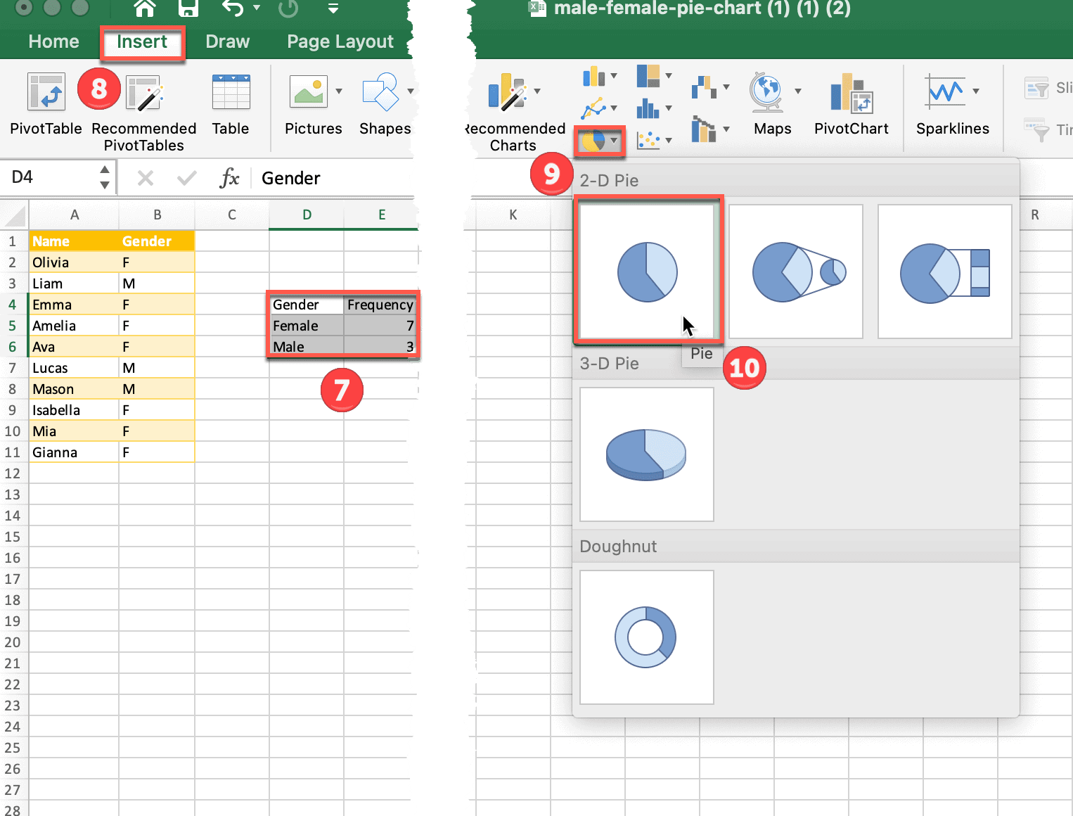 how-to-create-a-male-female-pie-chart-in-excel-spreadsheet-daddy