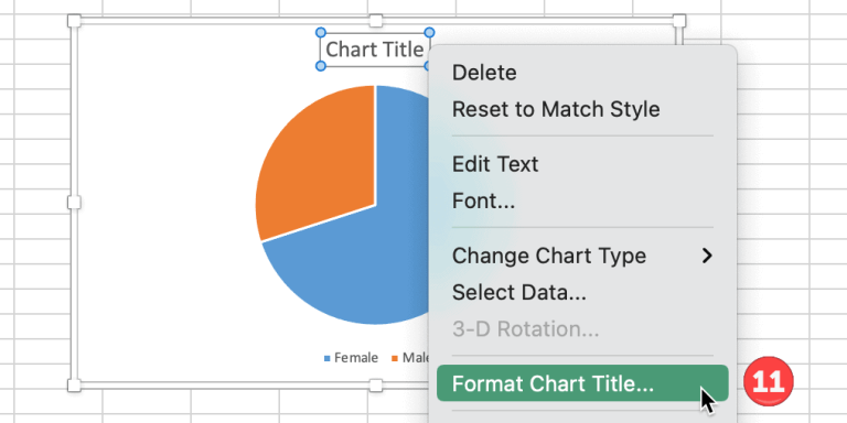 How To☝️ Create A Malefemale Pie Chart In Excel Spreadsheet Daddy