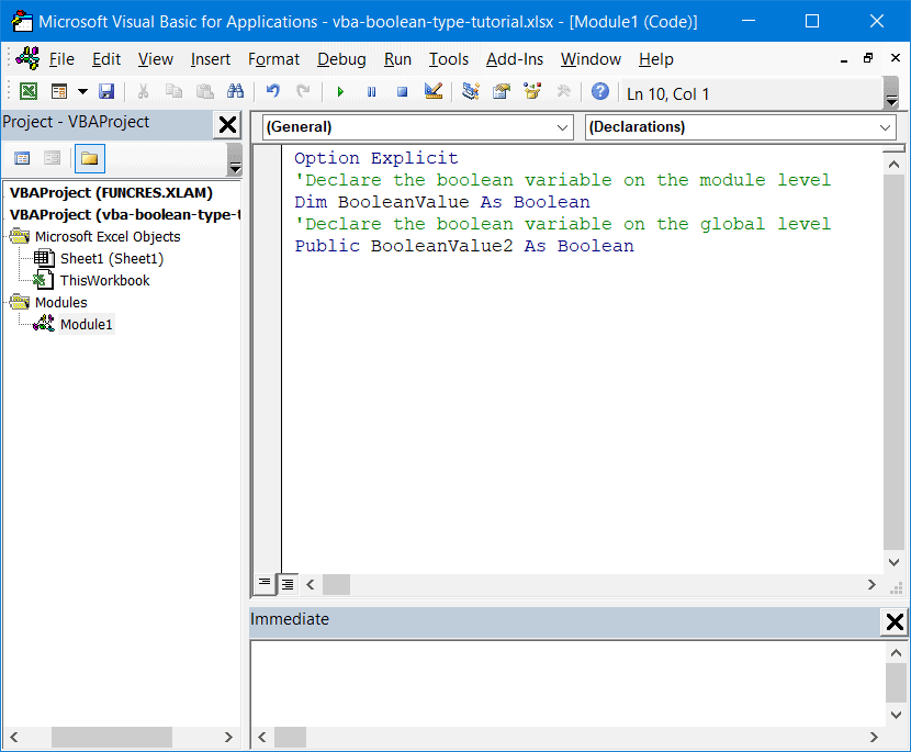 How to☝️ Use the Boolean Data Type in Excel VBA - Spreadsheet Daddy