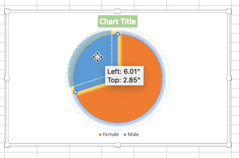 How to☝️ Create a Male/Female Pie Chart in Excel Spreadsheet Daddy