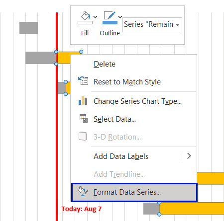 Select Format Data Series