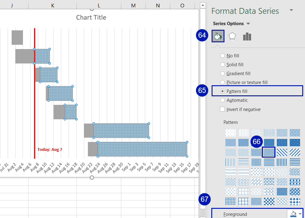 Select Pattern Fill