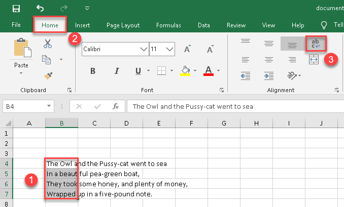 How to☝️ Wrap Text in Excel - Spreadsheet Daddy