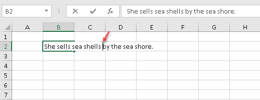 How to add line breaks in Excel