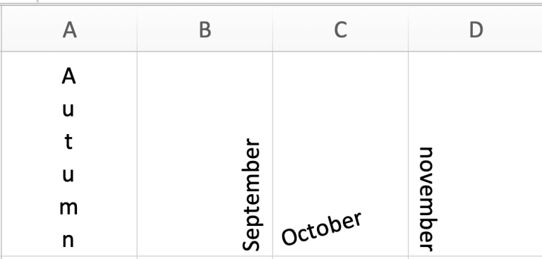 How To Make Text Vertical In Excel Mac