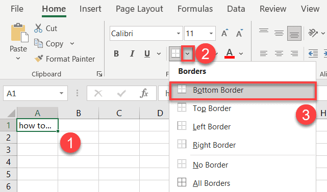 How To Underline In Excel Without Text Garrygh