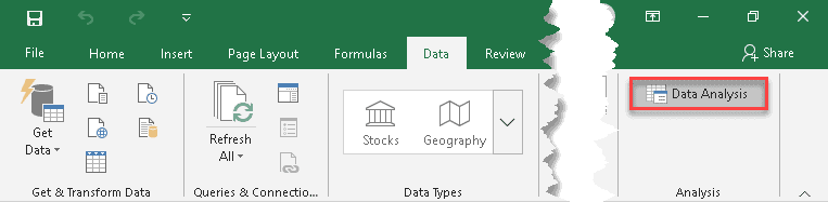 Select Data Analysis