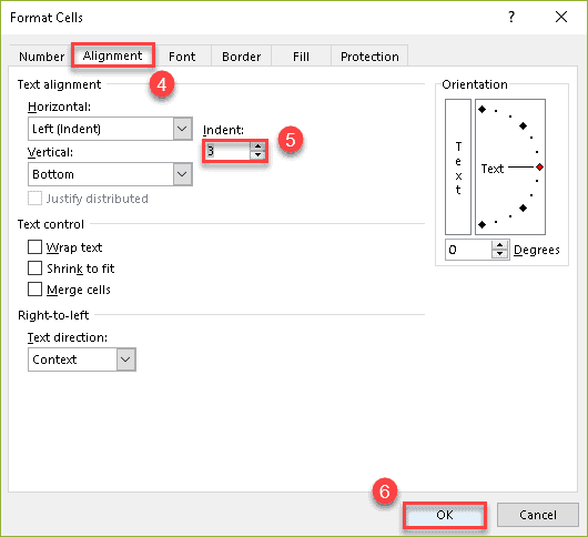 Tweak the allignment settings