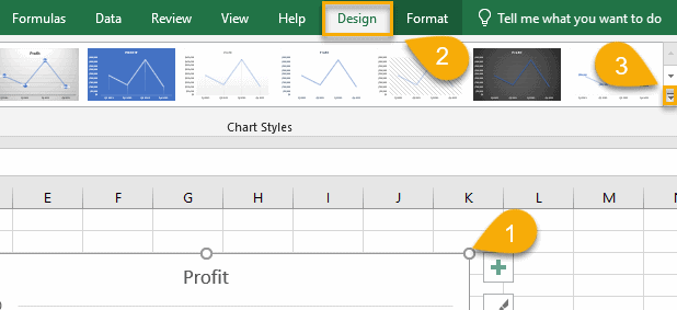 How to Apply a Different Chart Style to Your Line Chart in Excel