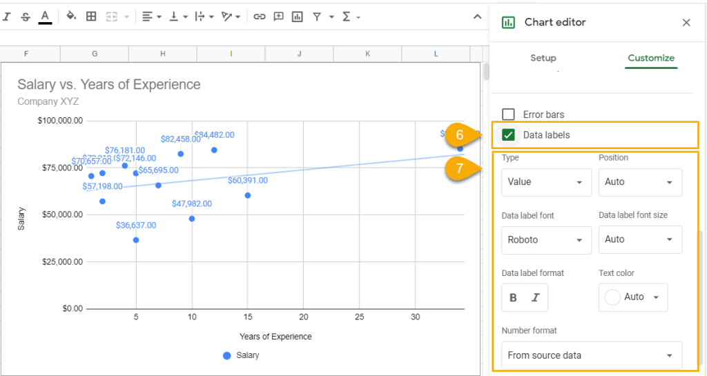 add data labels