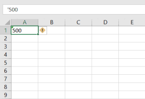 how to remove apostrophe in Excel
