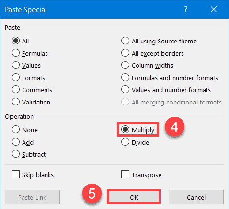 multiply operation