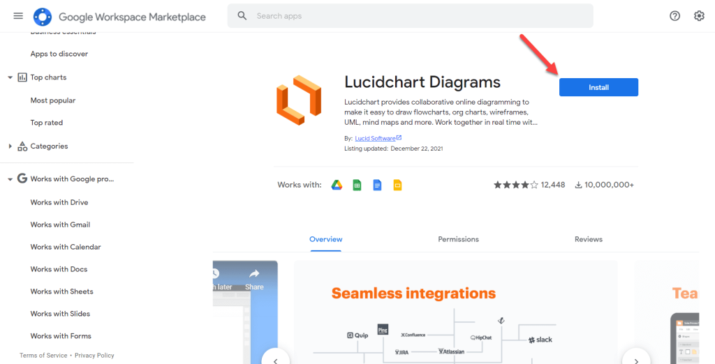 how to install a google sheets extension