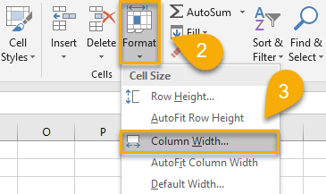 how to resize a cell