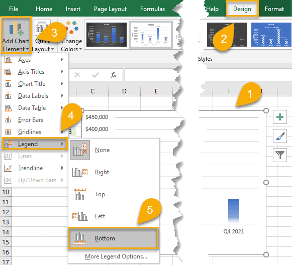 How to☝️ Add, Format, and Remove a Chart Legend in Excel - Spreadsheet ...