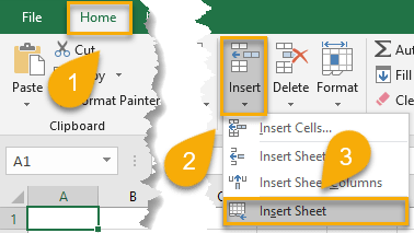 How to add an Excel sheet
