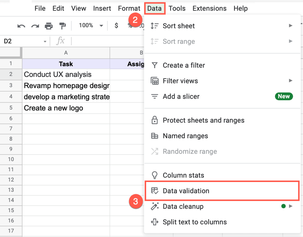 data validation