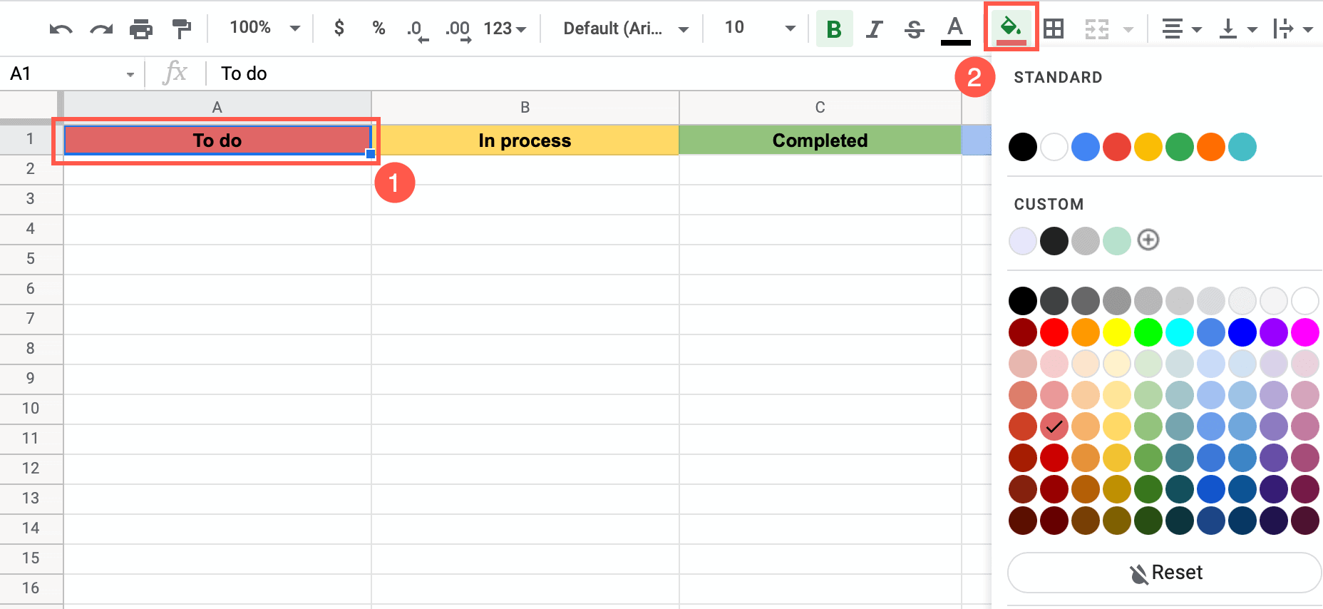 How to☝️ Create a Kanban Board in Google Sheets - Spreadsheet Daddy