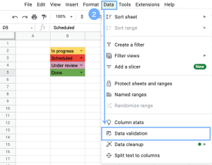 How To☝️ Create, Customize, or Remove a Drop-down List In Google Sheets ...