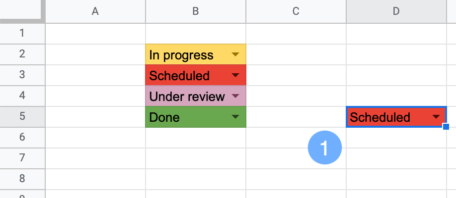 remove a drop down list