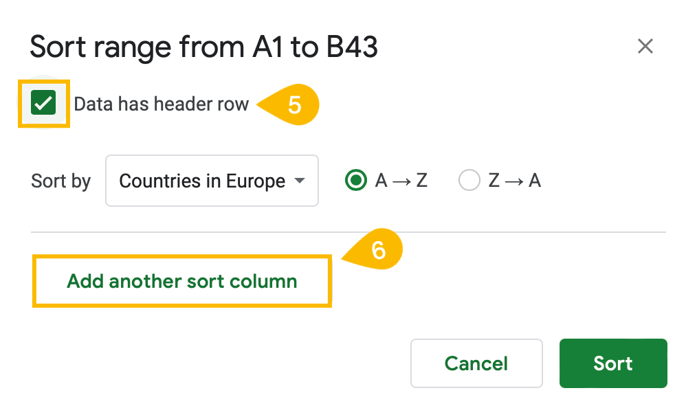 add another sort column