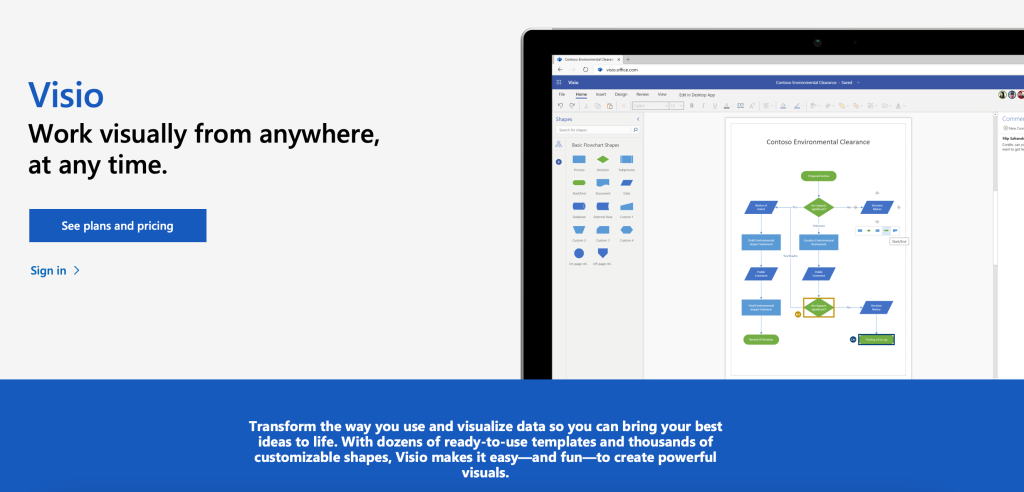 Visio software