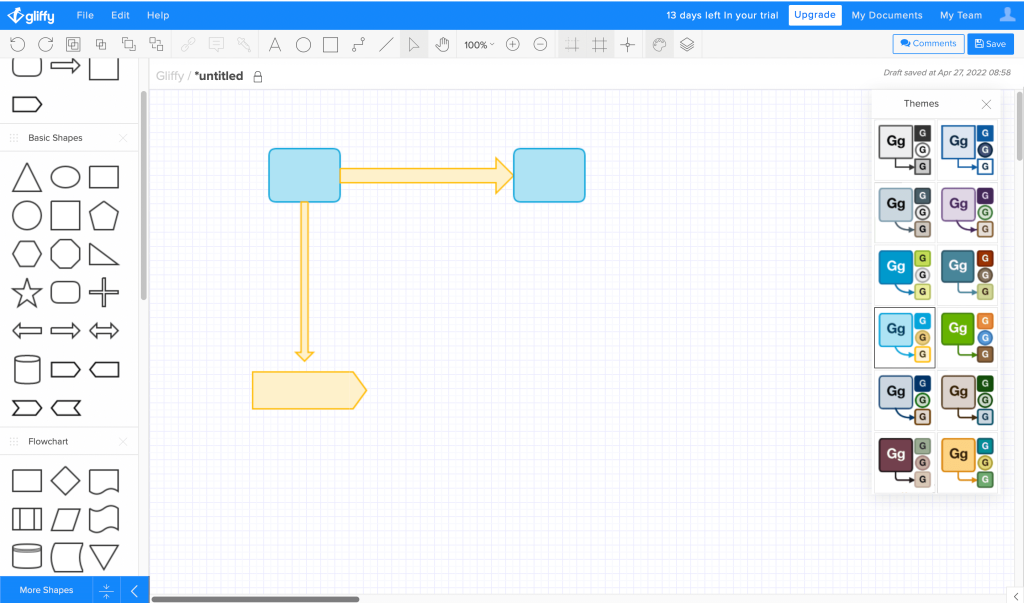 gliffy flowchart