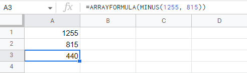 Array Formula