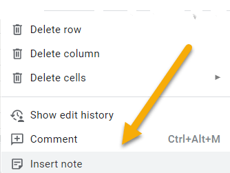 How to Add a Note to a Calendar in Google Sheets