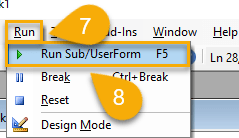 Run SubUserForm