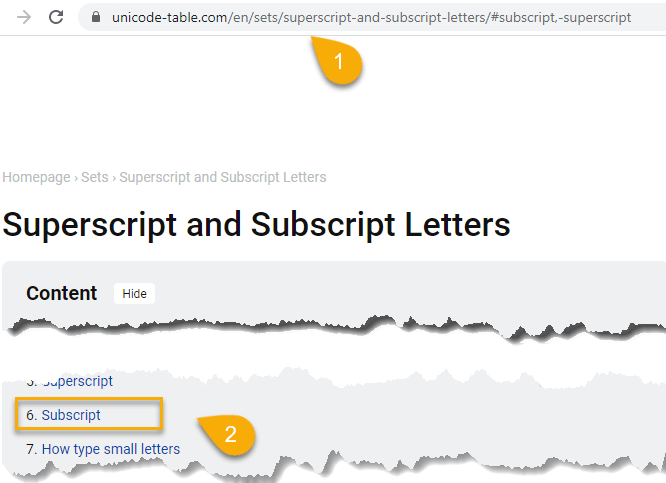 Unicode Character Table