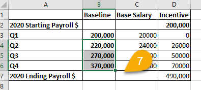 Baseline Calculation