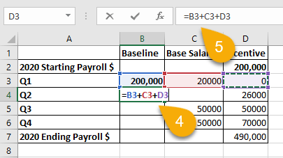 Calculation in Excel