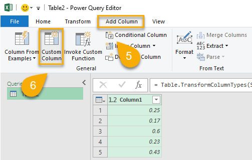 Custom Column