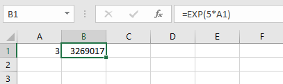 EXP Formula