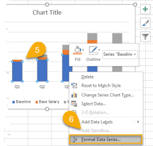 How to☝️ Create a Stacked Waterfall Chart in Excel - Spreadsheet Daddy