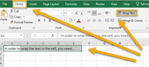 How to☝️ Type Paragraphs in Excel - Spreadsheet Daddy