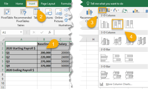 How to☝️ Create a Stacked Waterfall Chart in Excel - Spreadsheet Daddy