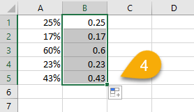 Percentage