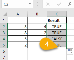 TRUE and FALSE Values