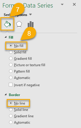 The Format Data Series Options