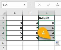 The Result of COUNTIF Function