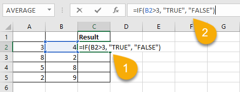 Using the IF Function with the Greater Than or Less Than Symbols