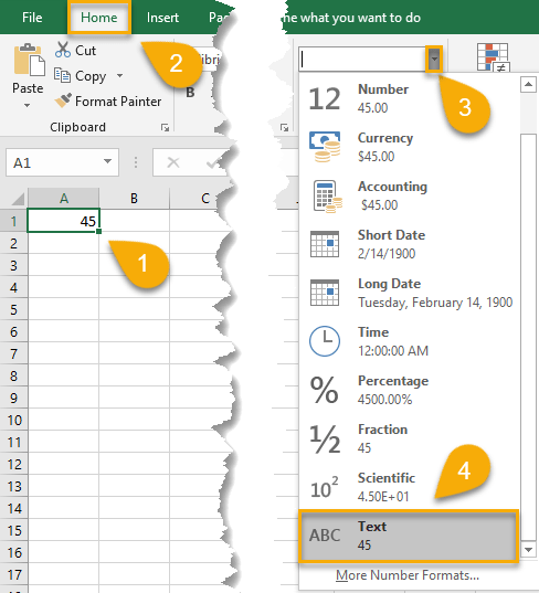 Using the Number Format