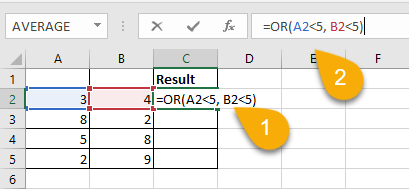 Using the OR Function