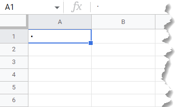 Bullet Point in Google Sheets