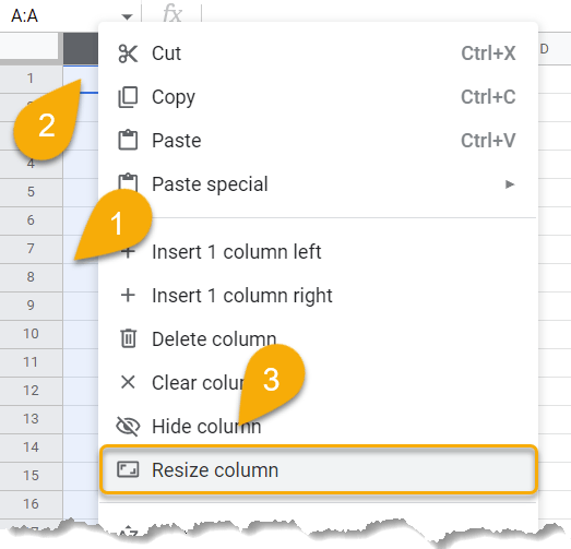 How to Change the Width and Height of Cells