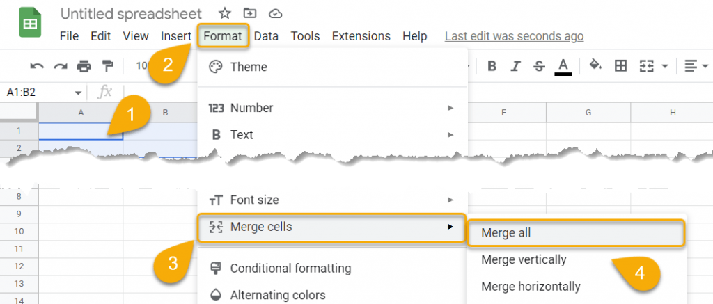 How to Merge Cells to Make Them Bigger